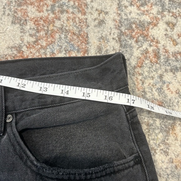 KanCan Distressed Ultra High Rise 90's Boyfriend Jeans Black Size 11/29 NWT - Picture 7 of 10